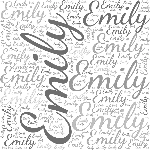 Female First Name Emily Puzzle Dot Png First Name Icon