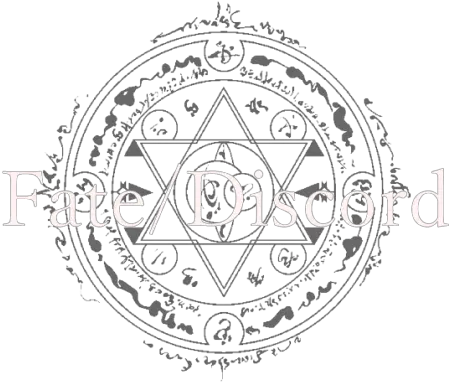 Fatediscord Fate Stay Night Magic Circle Png White Discord Logo