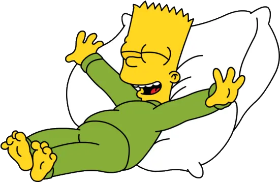 Bart Simpson Sleeping Bart Simpson Good Morning Png Bart Simpson Png