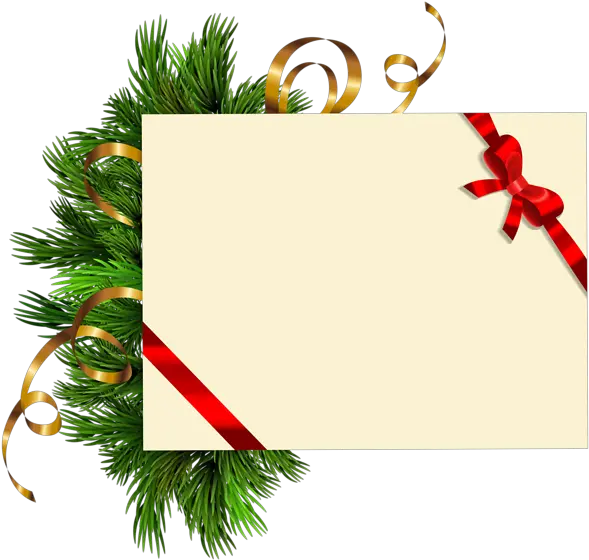 Christmas Gift Tag Transparent Library Christmas Gift Card Border Png Gift Tag Png