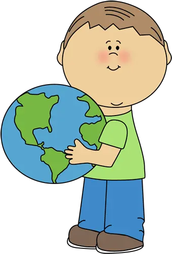 Earth Svg Black And White Png Files Child Holding Globe Clipart Earth Clipart Png