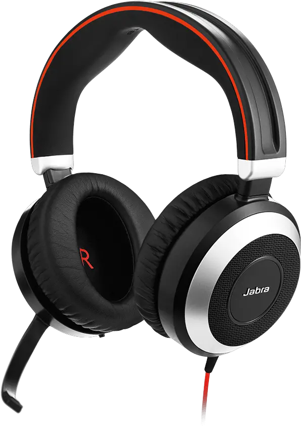 Jabra Evolve 80 Headset With Active Noise Cancellation Jabra Evolve 80 Review Png Galaxy S4 Mini Headphone Icon