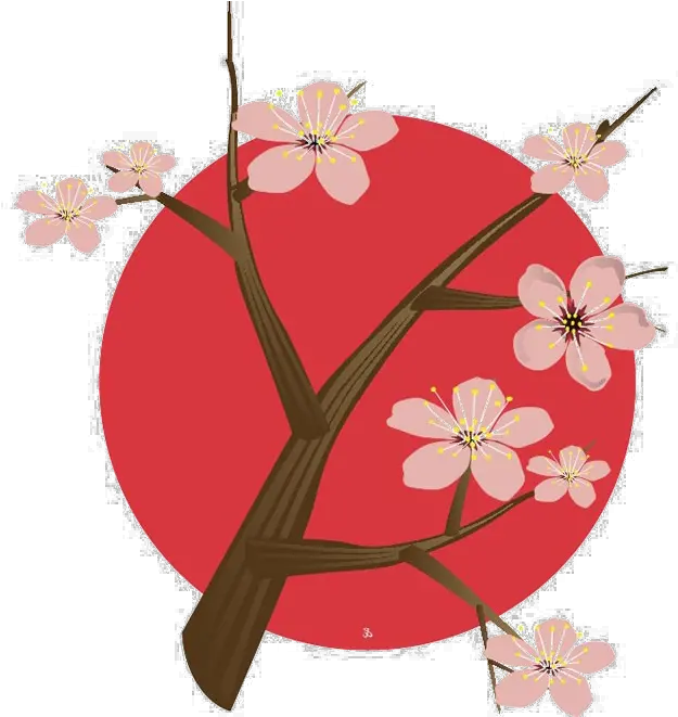 Download Free Japanese Flowering Cherry Japanese Designs Png Japanese Flag Icon