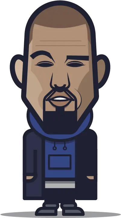 Loogmoji Kanye West Png Cartoon Kanye West Png