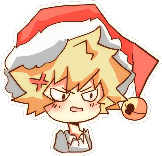 Festive Bakugo Requested By Umildor15 Bokunoheroacademia Fictional Character Png Bakugo Icon