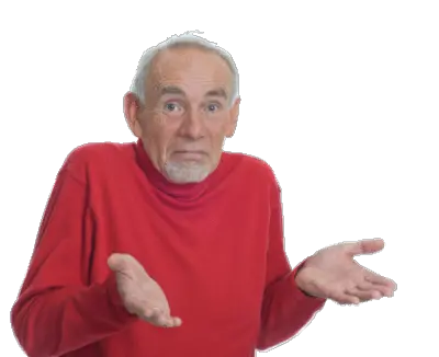 Download Free Png Shrug Shrugging Old Man Meme Shrug Emoji Png