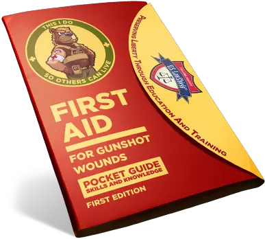 First Aid For Gunshot Wounds Pocket Guide Packet Png Gunshot Png