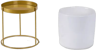 Vagga Gold Pots And Planter Coffee Table Png Planter Png