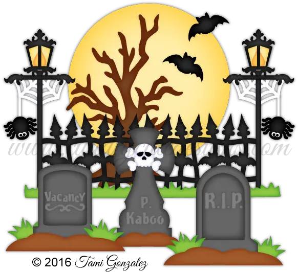 Spooky Graveyard Halloween Graveyard Clipart Png Graveyard Png