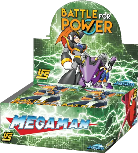 Ufs Set 25 Megaman Battle For Power Booster Display U2013 Jasco Mega Man Card Game Png Megaman Png