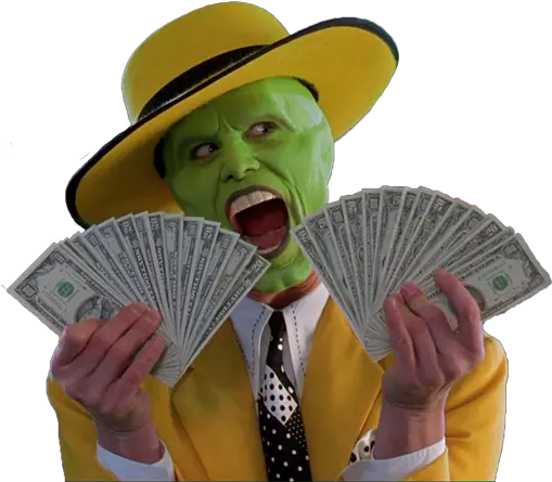 The Mask Png Picture Jim Carrey The Mask Money Jim Carrey Png