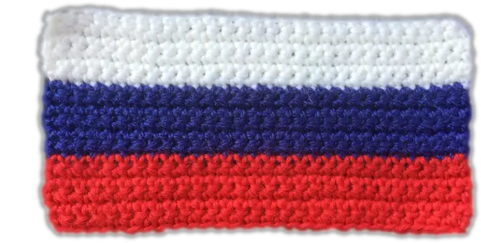 Solmuteoriaa Crochet Patterns Flag Of Russia Crochet Russian Flag Png Soviet Flag Png