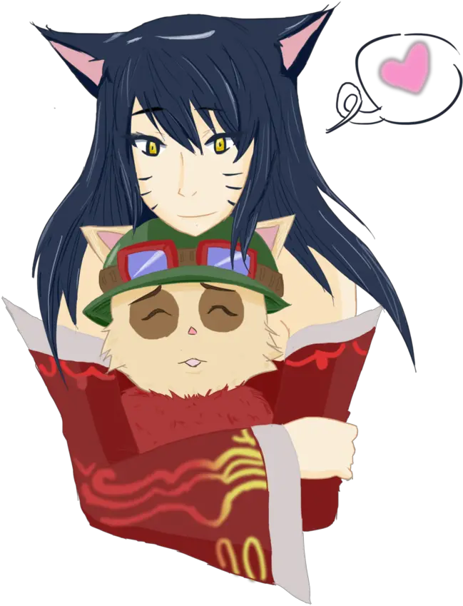 Download Ahri And Teemo By Sukebenee Ahri And Teemo Full Teemo E Ahri Png Teemo Png