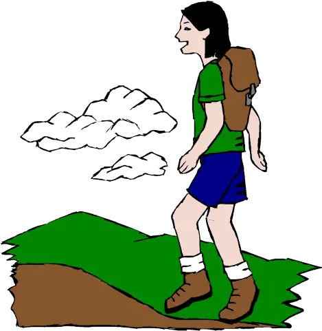 Hiking Top Of Mountain Clipart Kid Clipartandscrap Go Hiking Cartoon Gif Png Mountain Clipart Transparent