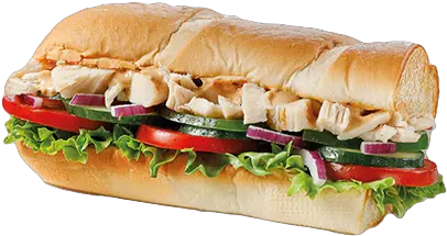 Subway Sandwiches Takeawaycom Subway Kurczak Paski Png Sub Sandwich Png