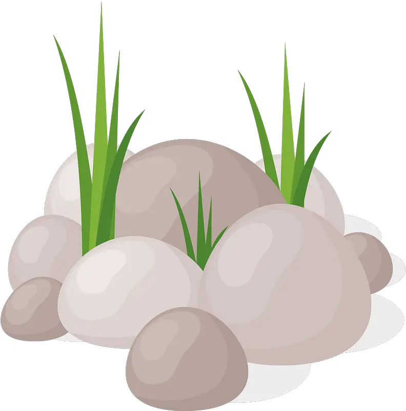 Rocks In Grass Clipart Rock And Grass Clipart Png Grass Transparent