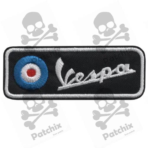 Embroidered Patch Vespa Patchix Embroidered Patch Png Vespa Logo