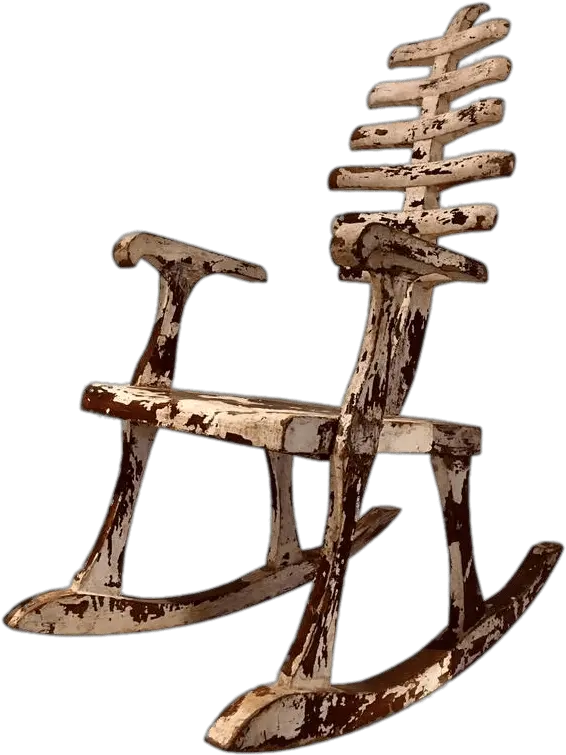 Rocking Chair With Ribcage Back Transparent Png Stickpng Rib Cage Chair Rib Cage Png