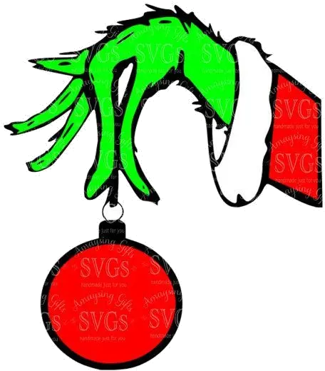 Christmas Ornament Image Result For Grin 1303591 Png Grinch Hand Holding Ornament Grinch Png