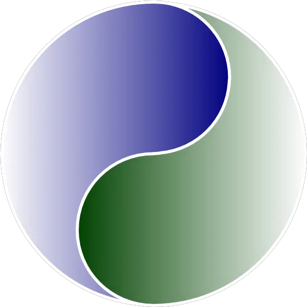 Extra Large Of Yin Yang Blue U0026 Green Clip Art Transparent PNG