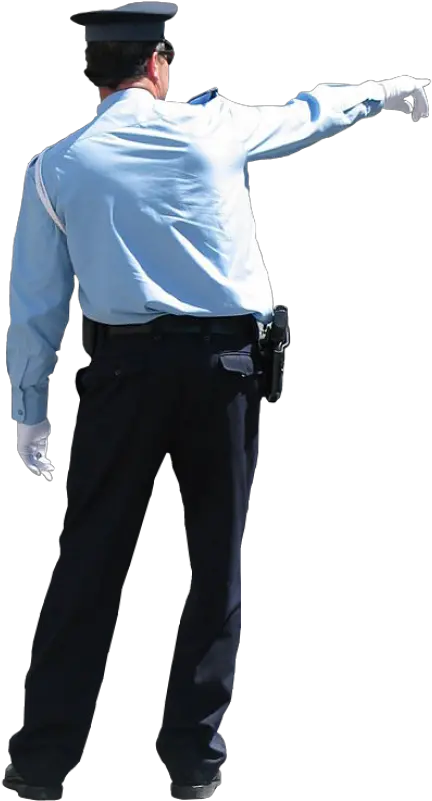 Policeman Png Image Security Guard Back Png Cop Png