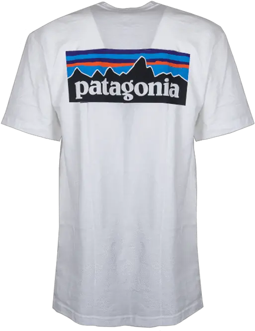 P 6 Logo Responsibilitee White Patagonia Clothing Png Patagonia Logo Font