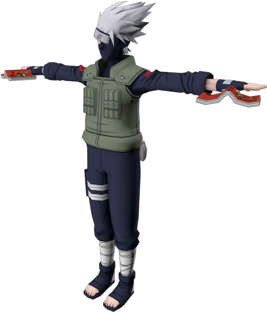 Wii Naruto Clash Of Ninja Revolution Kakashi The Figurine Png Kakashi Png