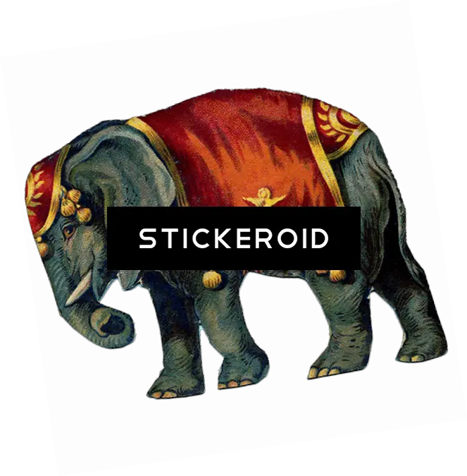 Victorian Vintage Circus Elephant Vintage Circus Clipart Png Circus Elephant Png
