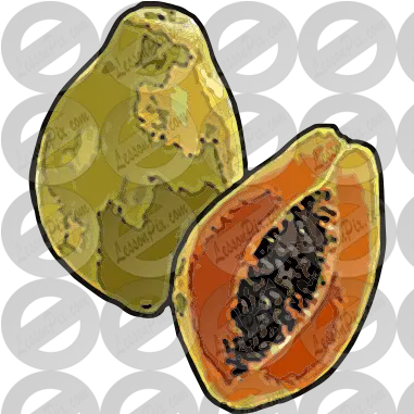 Papaya Picture For Classroom Therapy Use Great Papaya Papaya Fruit Png Papaya Png