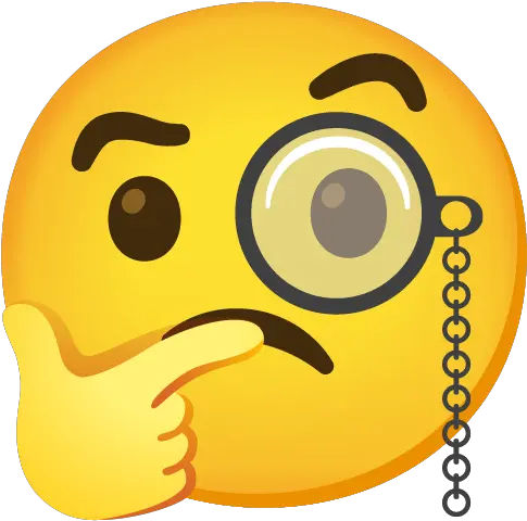 Github Extratoneemoji Extending Emoji Via Gboard Monocle Emoji Meaning Png Thinking Emoji Icon