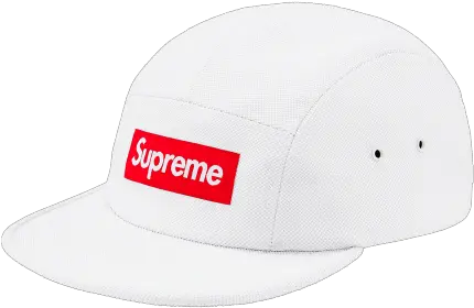 Supreme Ballistic Nylon Camp Cap White Png Supreme Hat Png