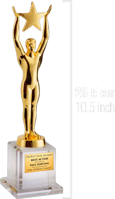 Download Emmy Award Png Awards Emmys Transparent Background Oscar Trophy Png