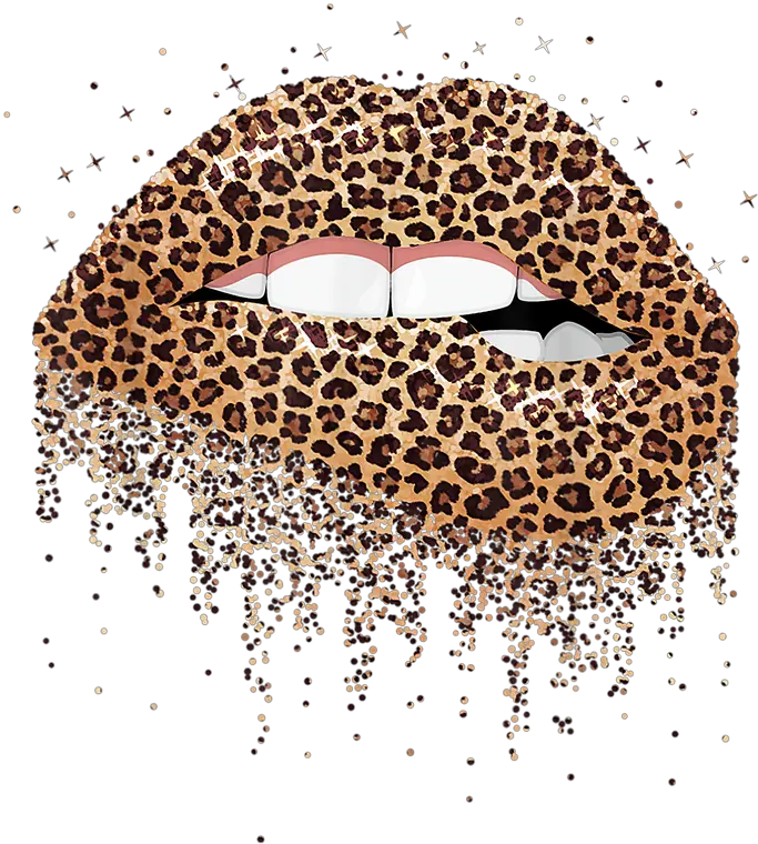Pin Lip With Leopard Background Png Leopard Print Png