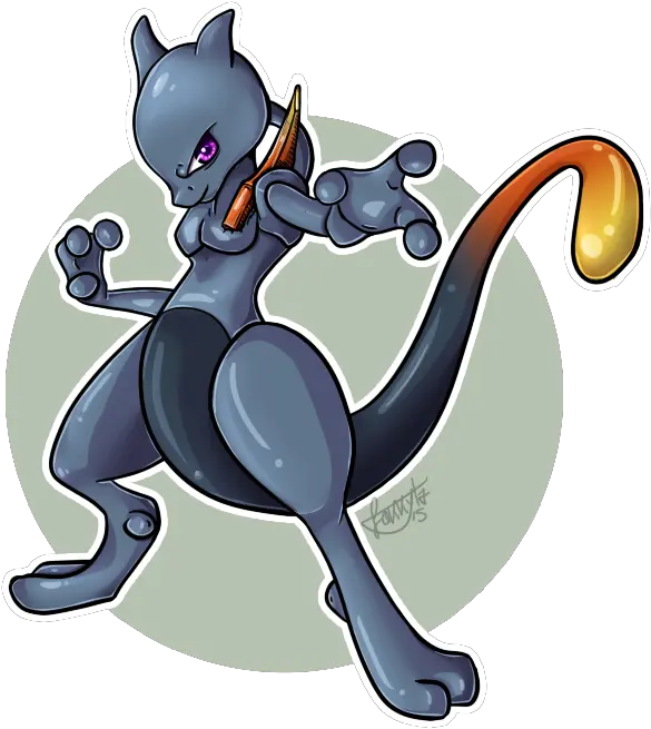 Hd Shadow Mewtwo Pokemon Drawing Png Mewtwo Transparent