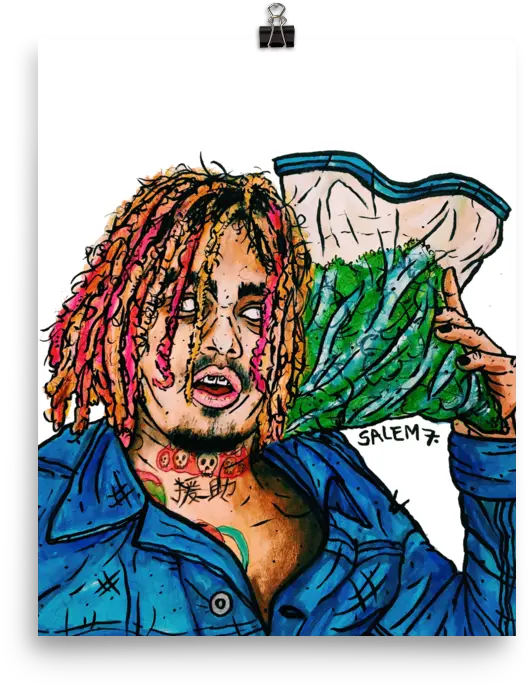 Drawing Lil Pump Cartoon Png Image With Lil Pump Photo Cartoon Lil Pump Png