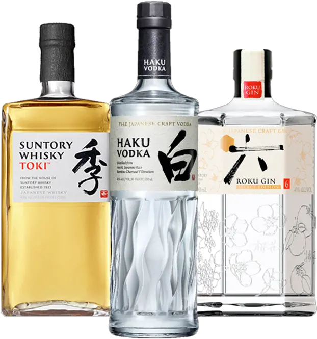 Japanese Craft Spirits Suntory Haku Vodka Png Beam Suntory Logo