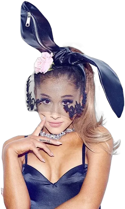 Png Book Ariana Grande With Bunny Ears Ariana Grande Png