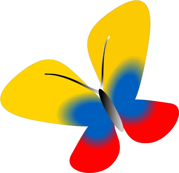 Flag Butterfly Clip Art Colombia Flag Clipart Png Colombia Flag Png