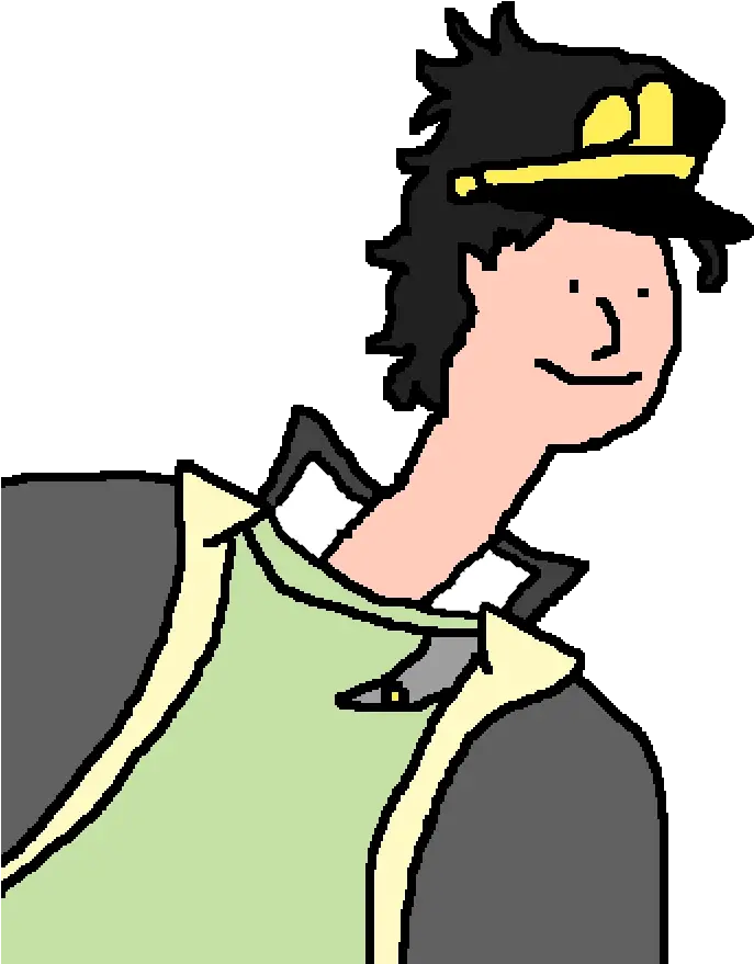 Pixilart Jotaro Kujo Uploaded By Drawingjojo Cartoon Png Jotaro Kujo Png