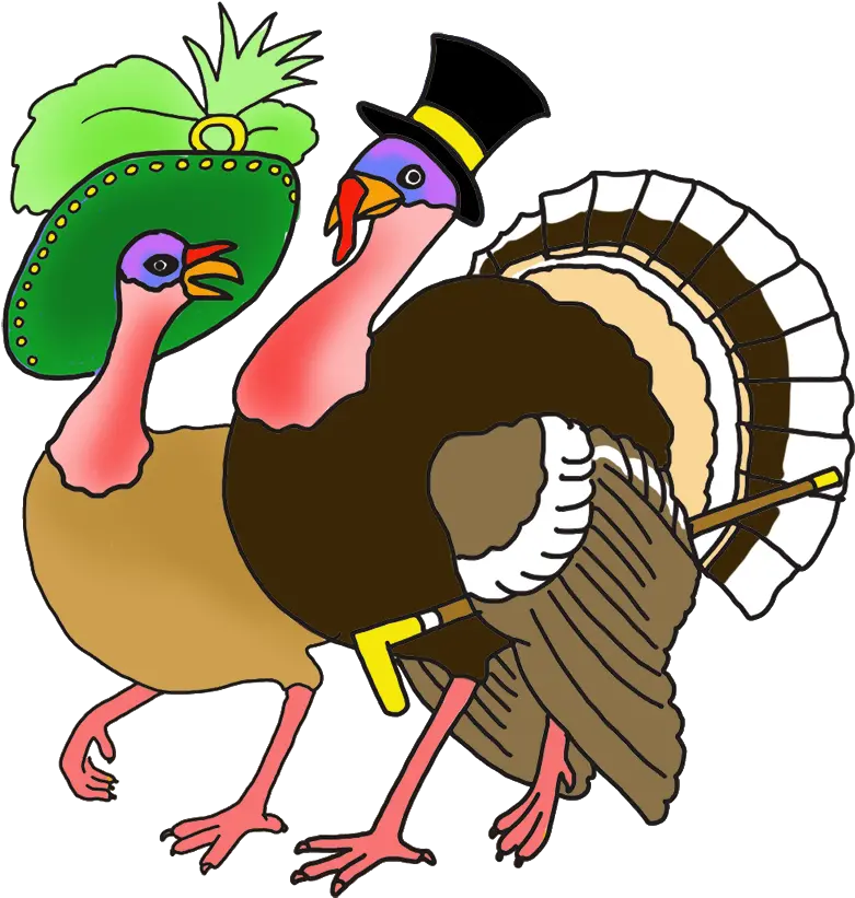 Library Of Silly Turkey Png Free Files Thanksgiving Turkey Clipart Png