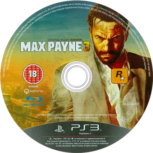 Bles00942 Cd Png Max Payne Png