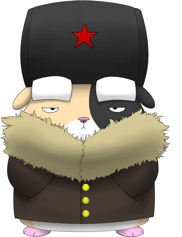 Download Giggles The Russian Hamster By Russian Hamster With Hat Png Russian Hat Png