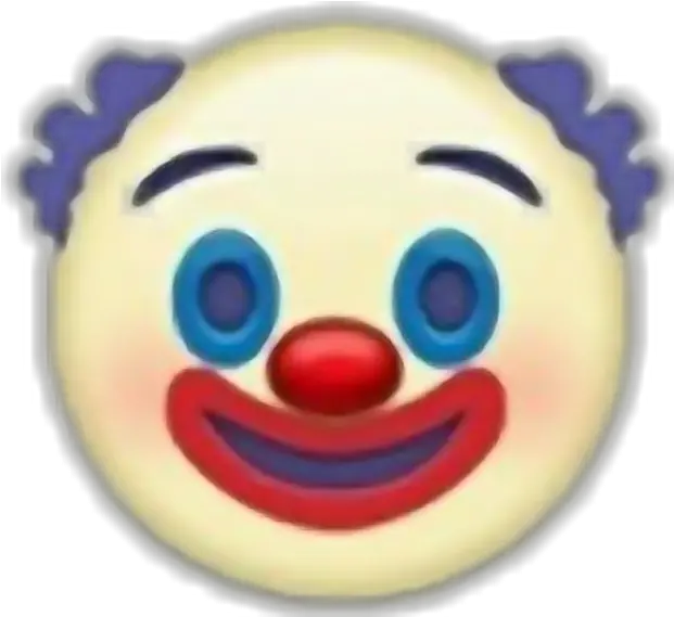 Download Clown Killer Iphoneemoji Apple Clown Emoji Png Clown Emoji Transparent