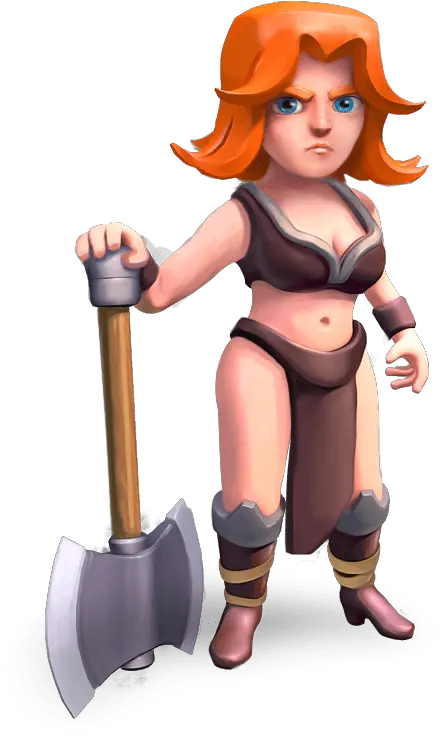 Clash Of Clans Valkyrie Transparent Png Clash Of Clans Characters Hd Clash Of Clans Png
