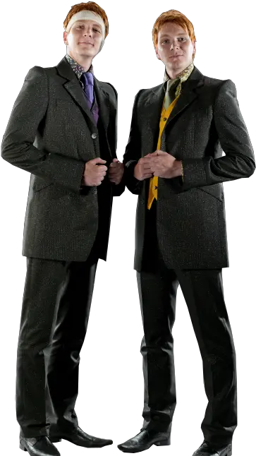 Fred And George Harry Potter Png Image Fred And George Weasley Png Harry Potter Transparent