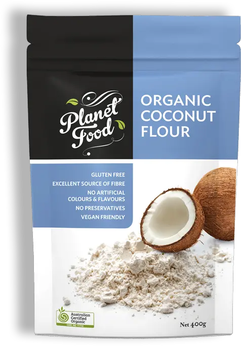 Organic Coconut Flour Planet Food Roasted Grain Beverage Png Flour Png