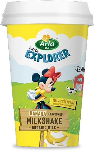 Little Explorer Banana Milkshake 180ml Arla Foods Arla Little Explorer Banana Milkshake 180ml Png Milkshake Png