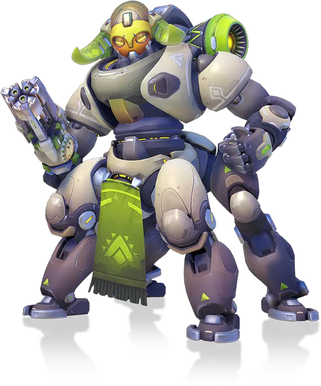 Orisa Happy Transparent Png Clipart All Female Overwatch Heroes Orisa Transparent