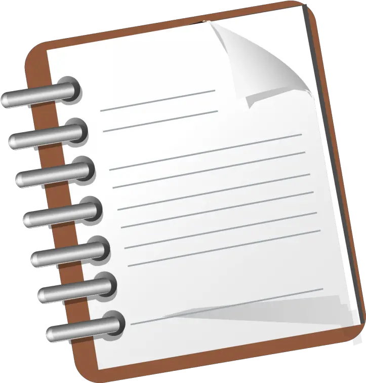 Notepad Png Notebook Clipart Transparent Background Notepad Png