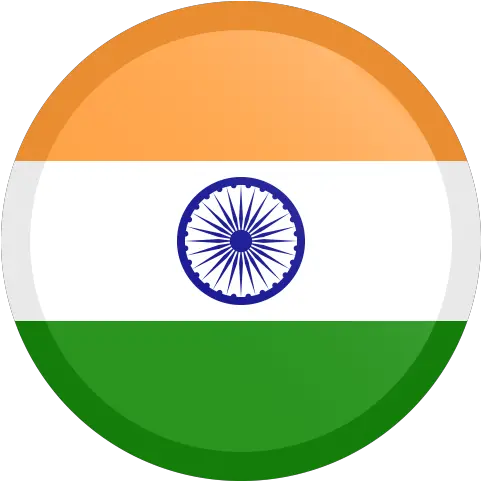 Indian Flag Png Button Round Free Images Starpng India Flag Icon Round Rounded Star Png
